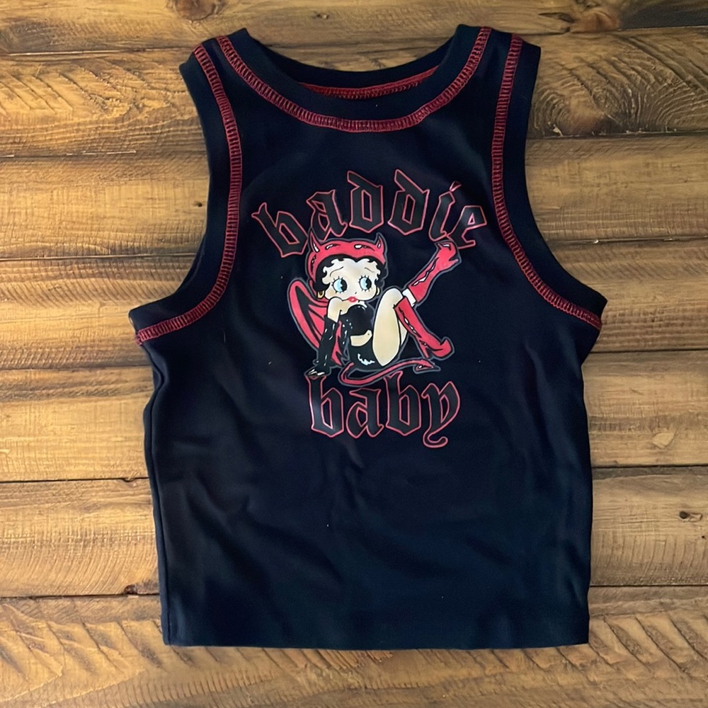 Betty boop tank size small